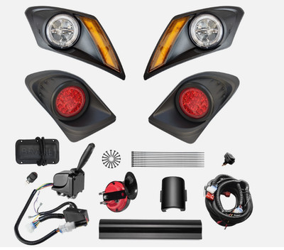 Golf Cart Light Kit for Yamaha Drive 2, Deluxe Plus LED Headlight & Tail Light