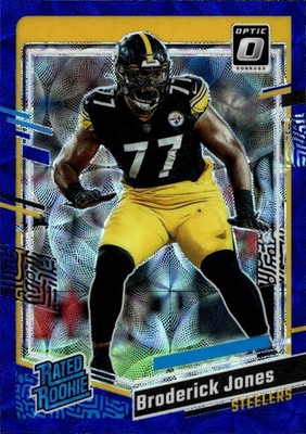 2023 Donruss Optic #285 Broderick Jones Blue Scope