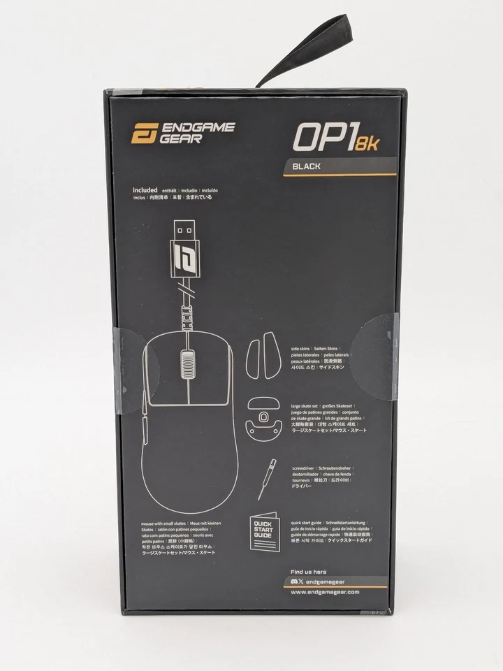 Endgame Gear OP1 8K Wired Gaming Mouse | Black, 8000Hz | EGG-OP1-8K-BLK - Image 4 of 4