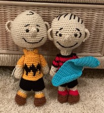 Handmade Crochet Amigurumi 10 Charlie Brown And Linus