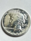 1921 Peace Silver Dollar High Relief AU Details Cleaned Key Date