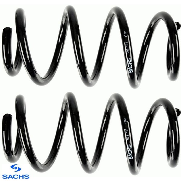 2X Fahrwerksfeder Sachs 993131 2 Federn Satz Federnsatz FüR Audi-image