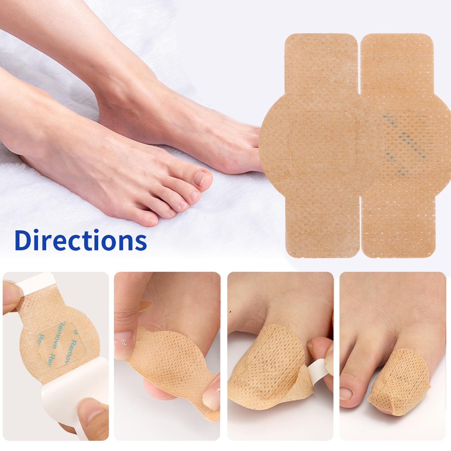 21pcs Nail Fungus Patch Waterproof Nail Repair Patch Ingrown Correction Sticker