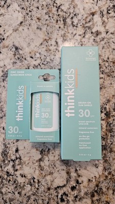 ThinkKids Mineral Sunscreen Stick And Powder 2 Items