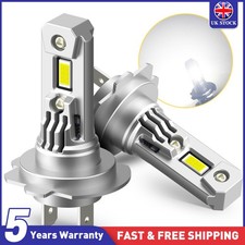 AUXITO H7 LED Headlights High Beam or Low Beam Bulbs Super Bright 6000K White UK