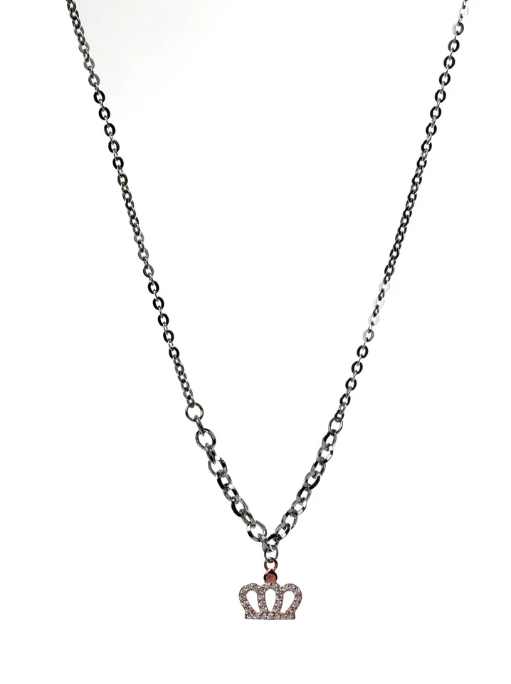 Nomination Collana Op In Acciaio, Argento 925 E Cz Corona - Immagine 4 di 4