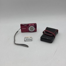 Fujifilm FinePix JZ100 14MP Compact Digital Camera Red Tested Working