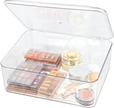 Clear Plastic Drawer Organizer Dividers Large Storage for Home
