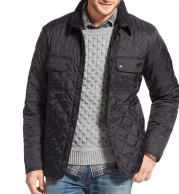 Black ~ Barbour TINFORD Quilted Jacket MSRP $ 285 BritishClassic