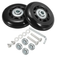 Replacement Luggage Suitcase Wheels 60mmx18mm 360 Swivel Caster Wheel