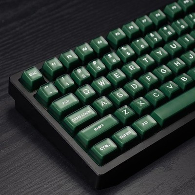 Sumgsn 142 Keys PBT Doubleshot SA Keycaps Dark Green Translucent 