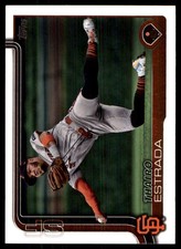 Thairo Estrada 2025 Topps #2 Giants MLB READ FREE SHIPPING AutographDen