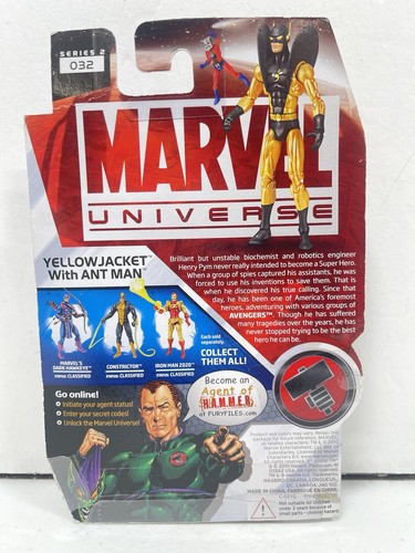 Hasbro Marvel Universe Serie 2 - Action Figure Yellow Jacket 10cm - 0653569510635 - 3