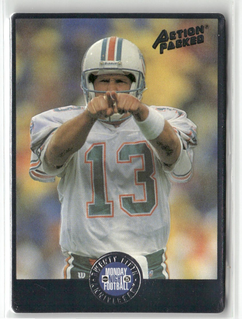 1994 ACTION PACKED MONDAY NIGHT FOOTBALL #52 DAN MARINO MIAMI DOLPHINS