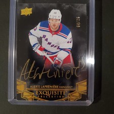 2024-25 Upper Deck The Cup Exquisite Auto Gold Alexis LaFreniere 04/25 