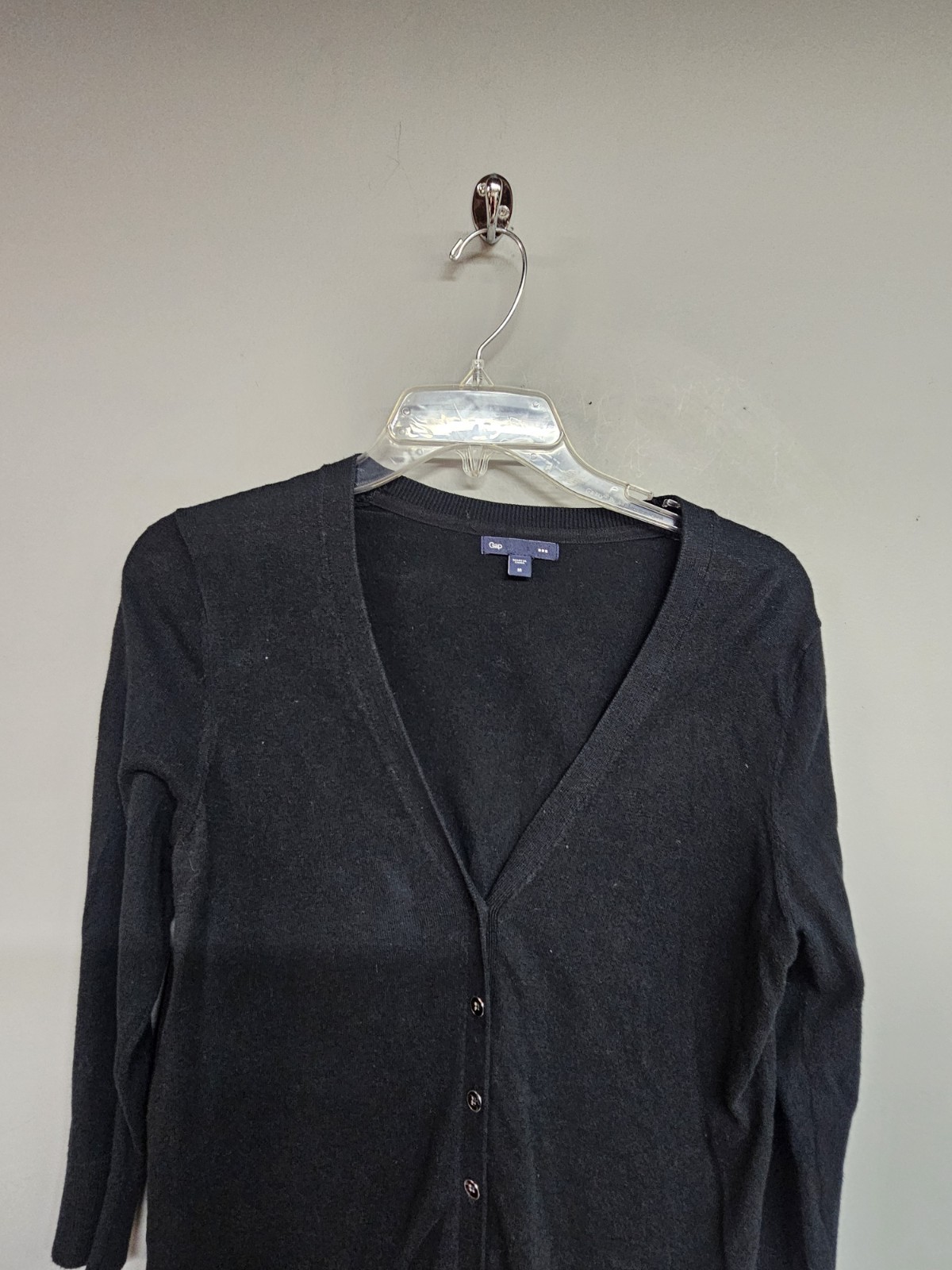 Gap Black Women's Medium Button Closure Cardigan … - image 2