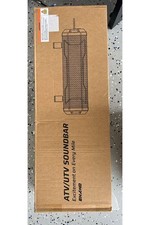 Ehaho 17 Inch UTV Sound Bar - 4 Speaker Bluetooth System with RGB  Strobe Light