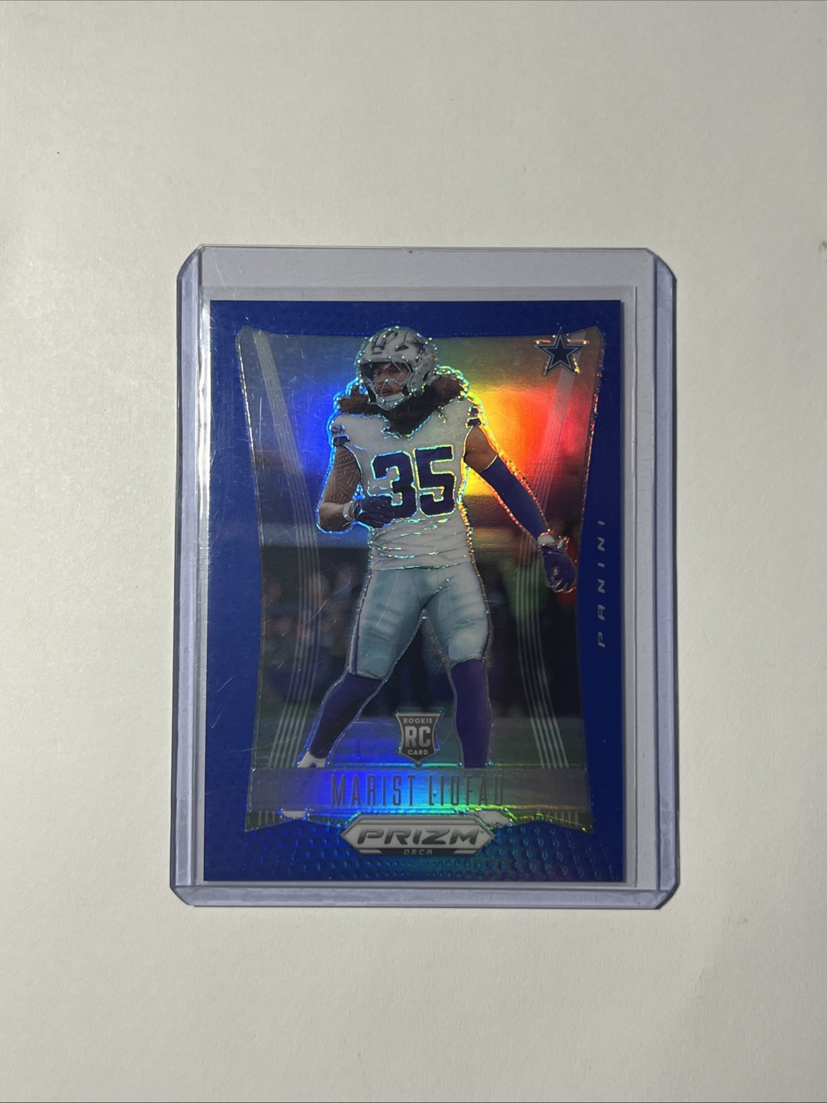 Marist Liufau Panini Prizm Deca #83 Blue