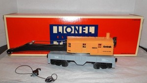Lionel O Gauge Amtrak Operating Crane Car #6-16644