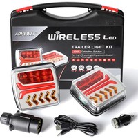 Kabellose AnhäNger RüCkleuchten Led Magnetische Lkw RüCkleuchten Kabel 12V E...