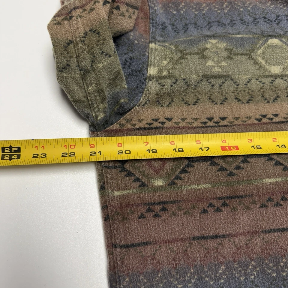 Camisa Abotonada Cabela's para Mujer Franela Azteca Talla M 21x27 Manga Larga Foto 4 de 4