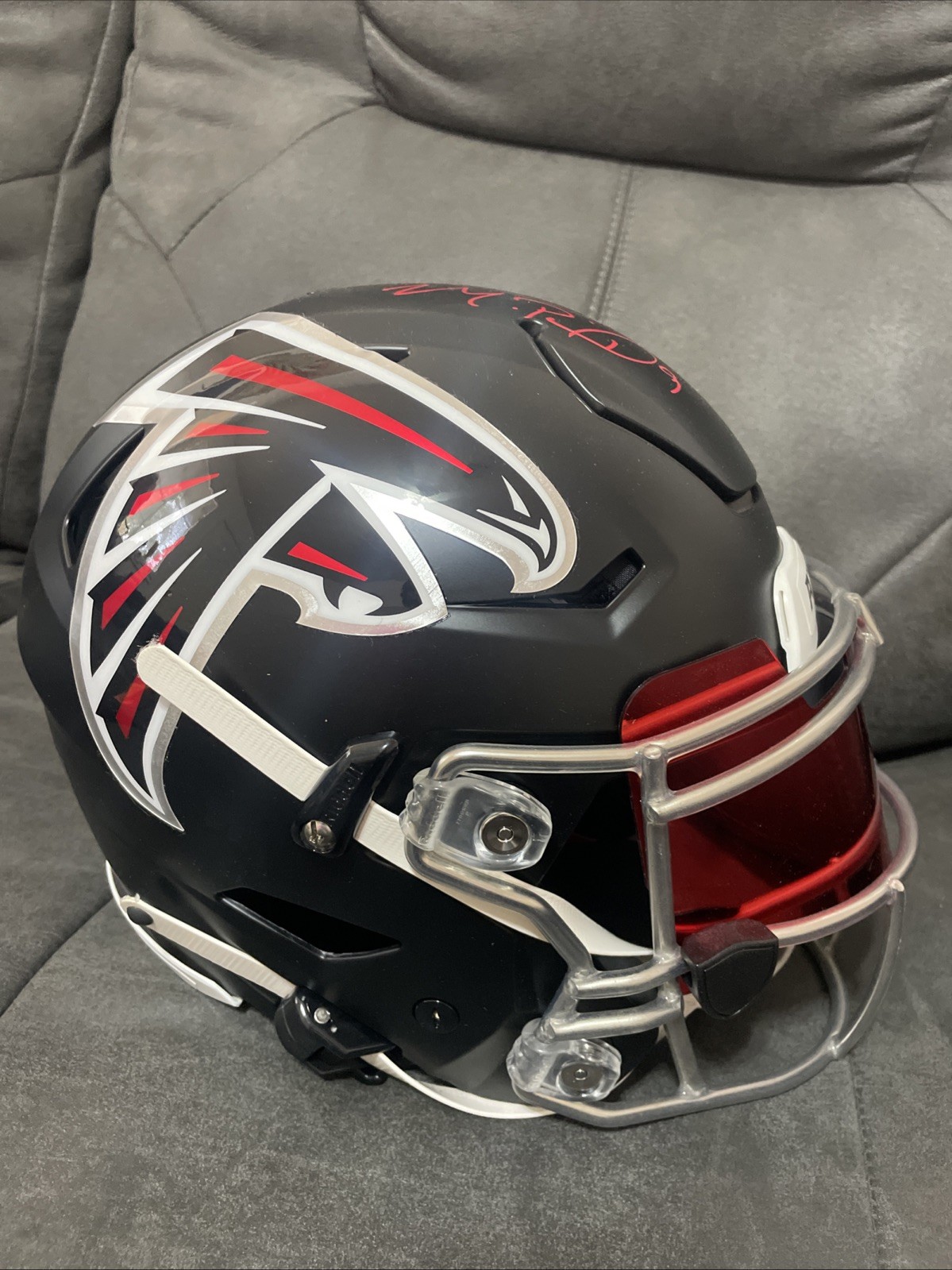 michael penix jr. Autographed Signed Atlanta Falcons Speed Flex Helmet Beckett 
