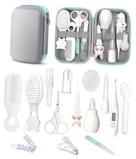 Baby Healthcare and Grooming Kit, Safety Newborn Nursery Baby Care Kit, White