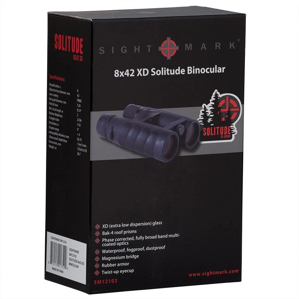 Sightmark Solitude 8x42 XD Binoculars SM12102 - Image 3 of 4