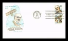 US COVER OCTAVE CHANUTE AVIATION PIONEER AIR MAIL FDC SETENANT HF CACHET