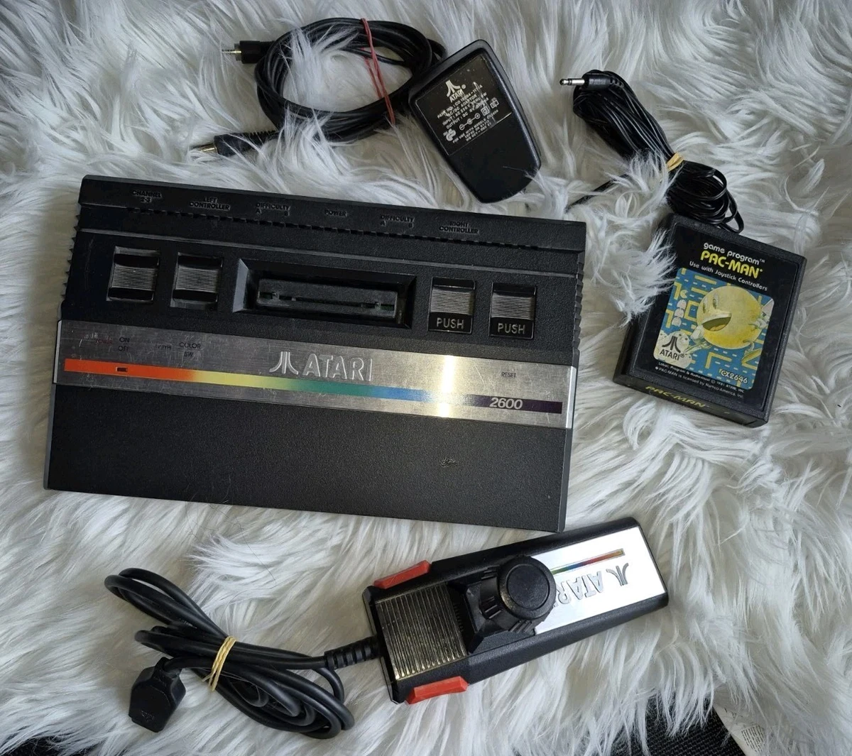 Console Atari 2600 JR RED édition Originale NTSC, Boîte Incluse (modif AV Possible)