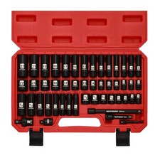 38 Drive Deep Impact Socket Set 6 Point 49 Piece Standard Sae And Metric ... 38 Drive Deep Impact Socket Set 6 Point 49 Piece Standard Sae And Metric ...
