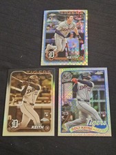 2024 Topps Chrome Colt Keith Rookie Card Lot. Sepia, XFractor, and 1989 Mojo. 