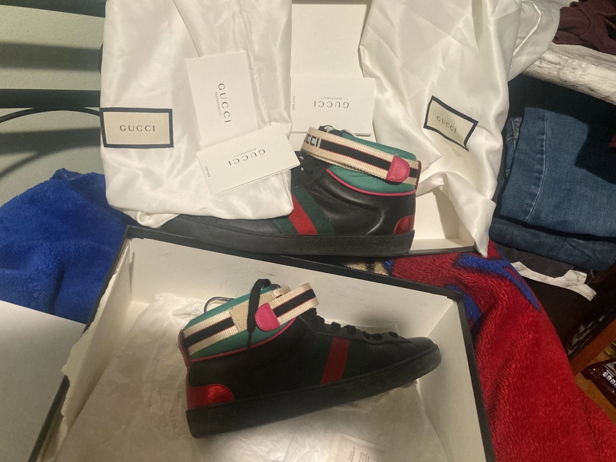 Gucci Leather Upper Striped Casual Shoes for Men for sale | eBay