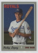 2019 Topps Heritage High Number Chrome 12/999 Nicholas Lopez Nicky #THC-542 ut4