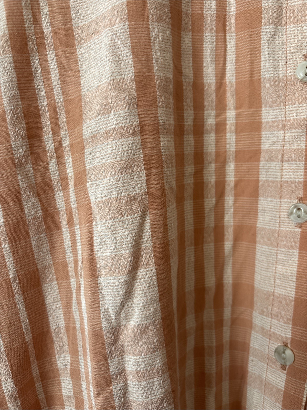 Universal Thread Coral Plaid Button Down Shirt Sh… - image 4