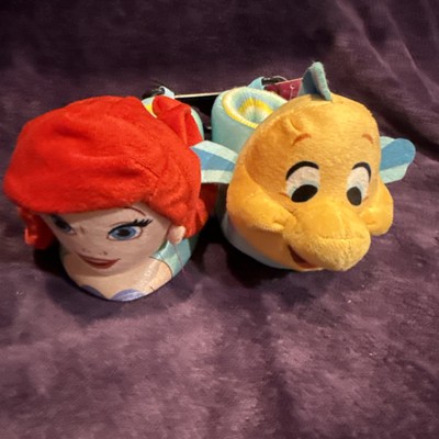 The Little Mermaid Toddler Girls Sock Top Slippers