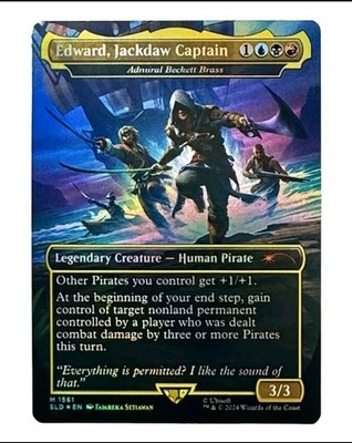 MTG | Edward, Jackdaw Captain / Admiral Beckett Brass #1561 | Foil | NM | EN