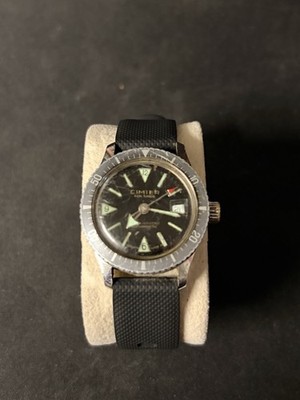 CIMIER SEA TIMER Swiss Made 1960 s Or 1970 s Vintage Watch Swiss 17 Jewel Mov