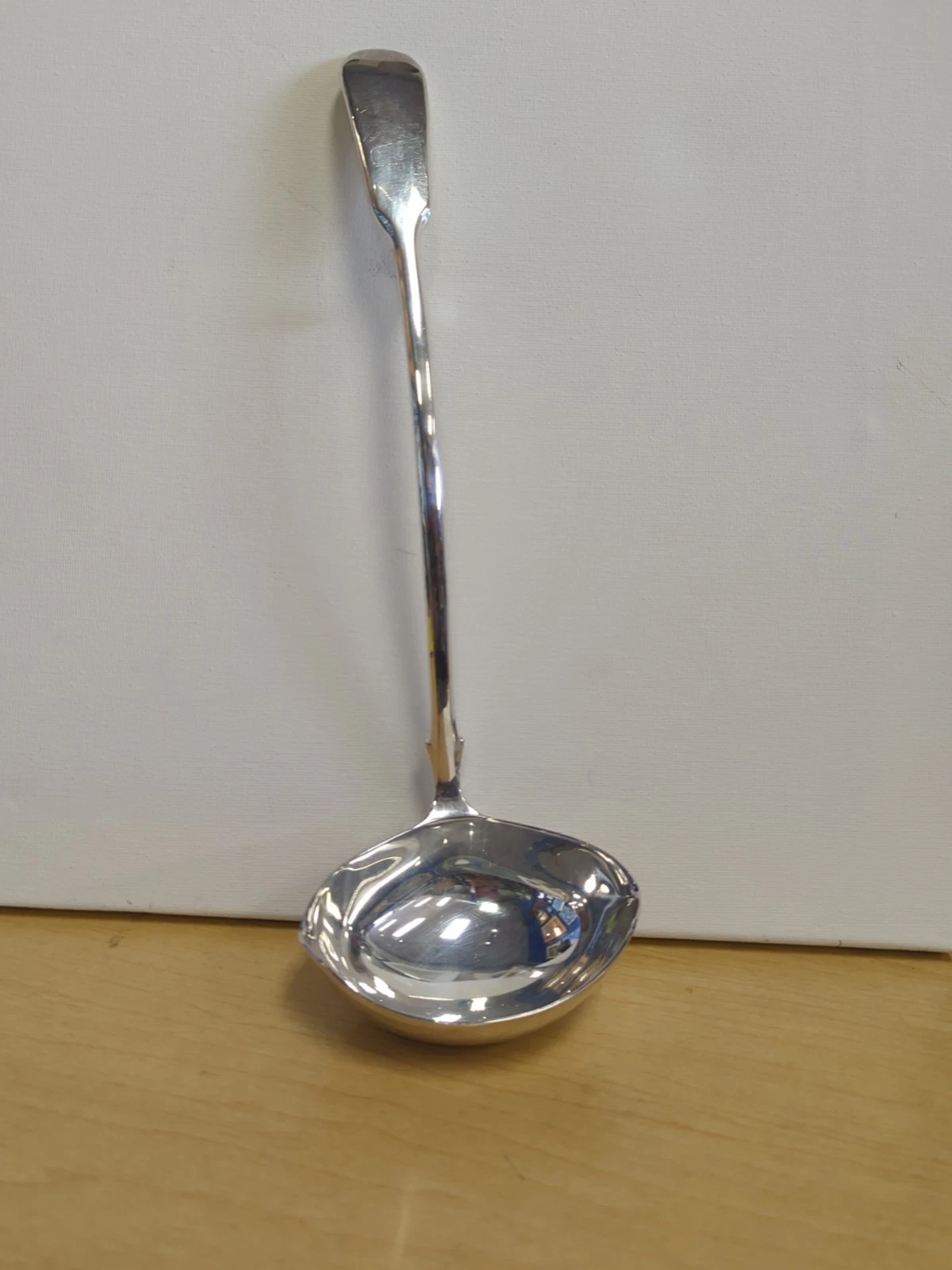 Sterling Silver Sauce Ladle Polished Finish 14" Long Made In England