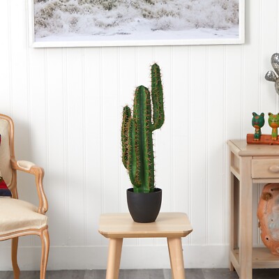 2.5' Succulent Cactus Artificial Plant Home Office Decor. Retail $99 | eBay