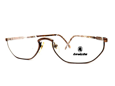 Gestell für Optische Brille Uomo Invicta Frau Jahre 90 Vintage Metall Neu