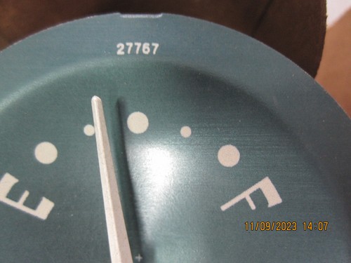 NOS 1956 Dodge Coronet Custom Royal Lancer FUEL GAUGE Gas Mopar 1648830 - Picture 6 of 8