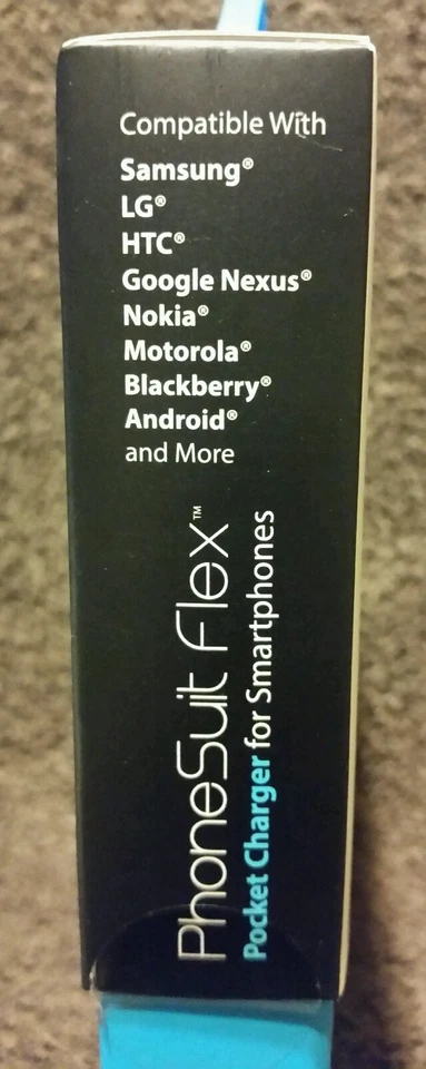 PhoneSuit "Flex XT" Pocket External Battery Charger For Smartphones - Black  NIB - Image 4 of 4