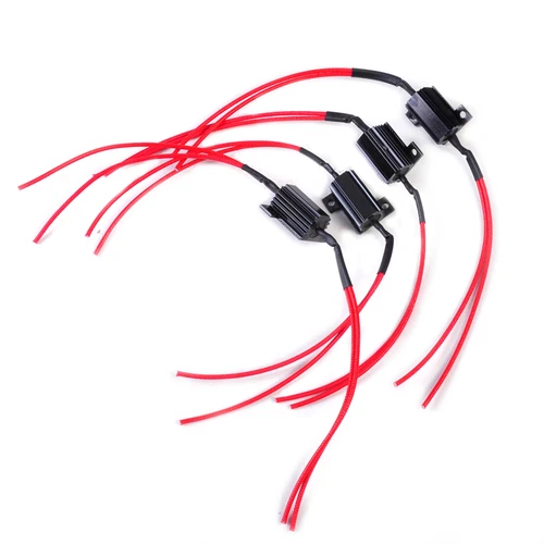 4x 25W 6.8Ohm Car LED Turn Signal Light Lamp Load Resistor Indicator Flash Blink