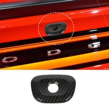 Carbon Fiber Car Tailgate Camera Cover Trim Bezel For Dodge Charger 15-2022 Abs Carbon Fiber Car Tailgate Camera Cover Trim Bezel For Dodge Charger 15-2022 Abs