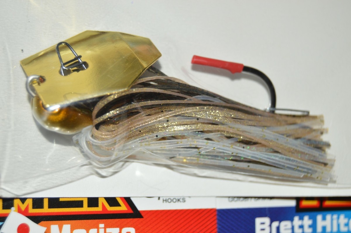 Lotto 2 Maschere Z-Man Jack Hammer 3/8 Oz GOLDEN SHINER &ndash; Chatterbait Per Bass