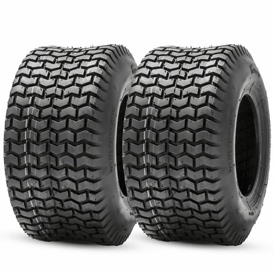 Set 2 18x9.5-8 Lawn Mower Tires 4PR 18x9.5x8 Garden Tractor Tubeless 18x9.50-8