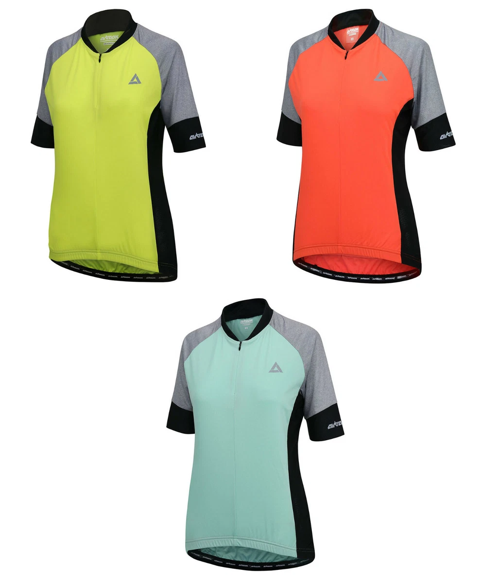 Maglia Da Ciclismo Da Donna Manica Corta Con Cerniera Completa Camicie Da Bici Da Strada Estive Pro Team Abbigliamento Da Bicicletta - Foto 8