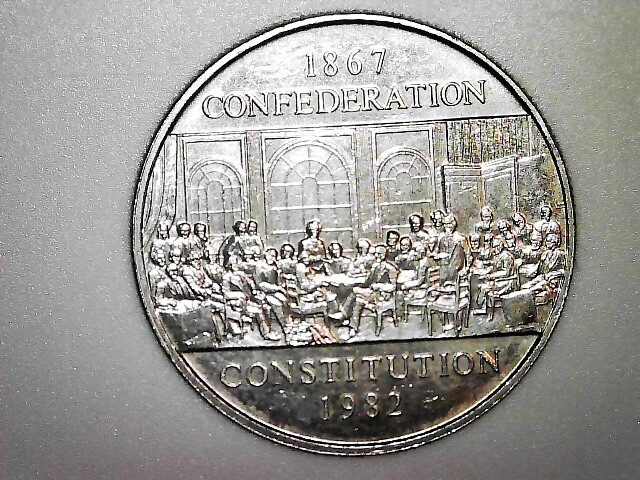 1982 Canada Dollar Coin - 1867 Confederation Constitution | eBay