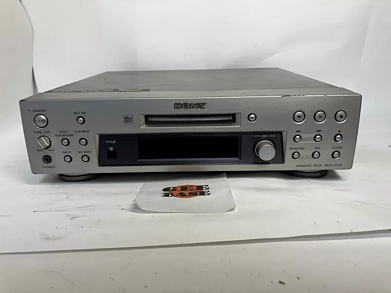 Sony MDS-S500 MD Player Deck Used Good Working Read Description